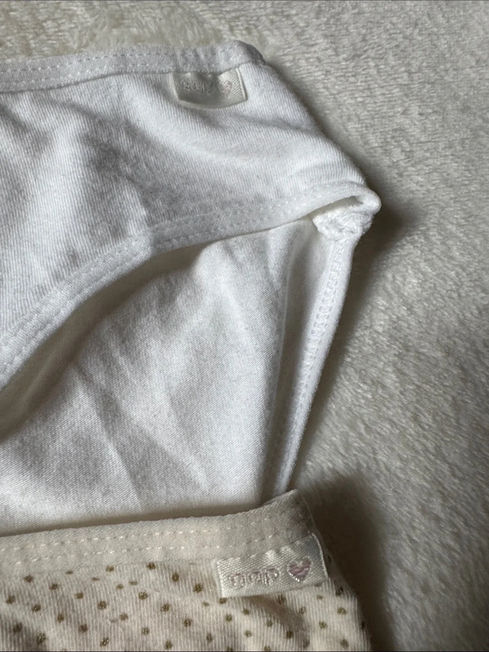 NWOT GAP Kids Panties Pack - Gray, White & Cream -  size L10